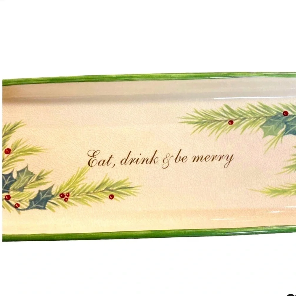 Vintage Eat Drink and Be Merry (circa 1970)Serving Tray
